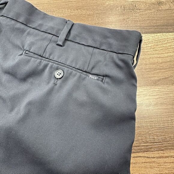 Polo Ralph Lauren Performance Mens 40 Stretch Classic Fit Chino Navy Golf Shorts - Picture 7 of 10